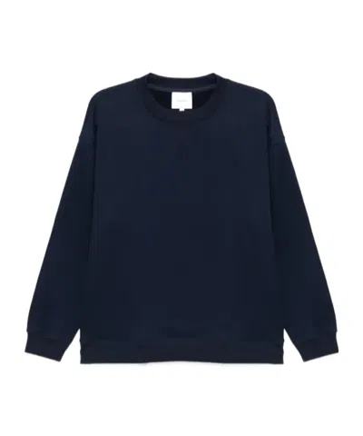 Reformation Drew Sweatshirt In Midnight Blue