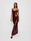 Reformation Drizzle Dress Es In Burgundy