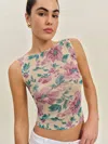 Reformation Dusk Knit Top In Mira