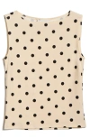 Reformation Dusk Sleeveless Knit Top In Neutral