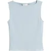 Reformation Dusk Stretch Knit Top In Mineral