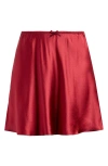 Reformation Carla Skirt Sundried Tomato In Chianti