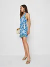Reformation Eddis Dress In Blue