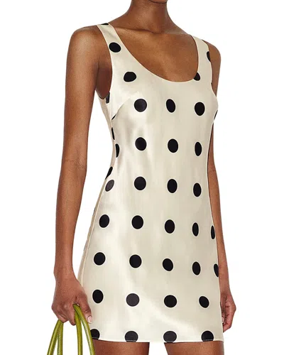 Reformation Eden Silk Dress Ivory Large In White