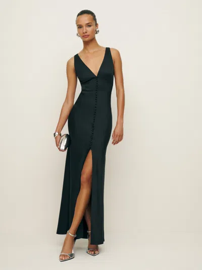 reformation black silk dress 2026 Buy