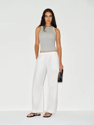 Reformation Elara Short Pant Ivory Lp In White
