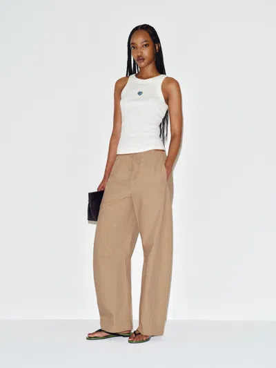 Reformation Elara Short Pant Natural Lp In Nude