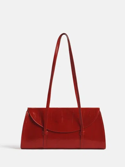 Reformation Elena Shoulder Bag Red
