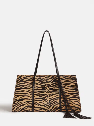 Reformation Elena Tote Bag Brown