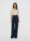 Reformation Eli Oversized Shirt In Blue