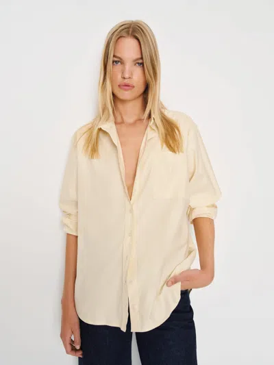 Reformation Eli Oversized Shirt In Neutral