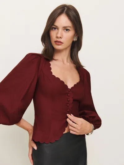 Reformation Elianna Top In Chianti