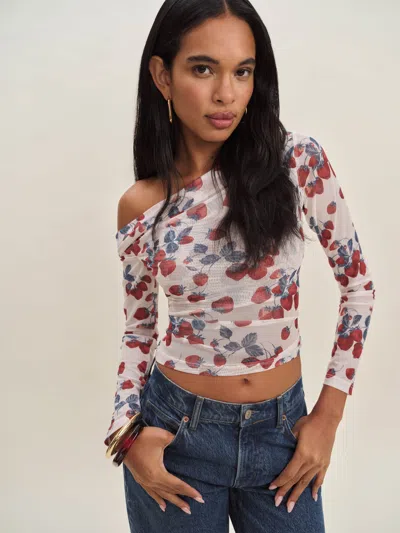 Reformation Elio Knit Top In Multi