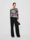 Reformation Elio Knit Top In Black