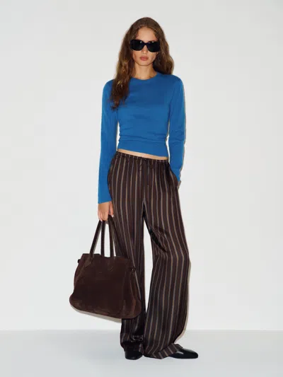 Reformation Elise Pant Brown Large