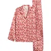 Reformation Ella Silk Pajama Set In Multi
