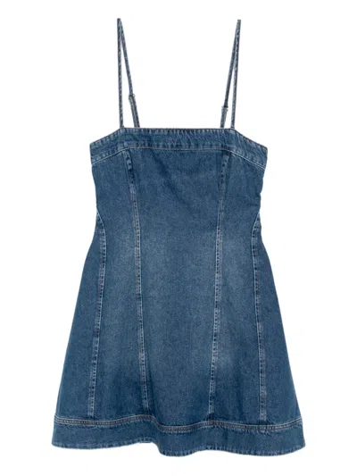 Reformation Elma Mini Dress In Blue