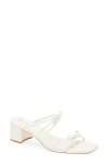 Reformation Elodie Bow Strap Sandal In White