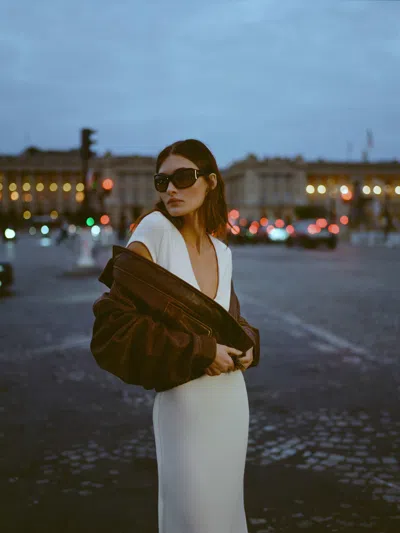 Reformation Eloise Knit Dress In White