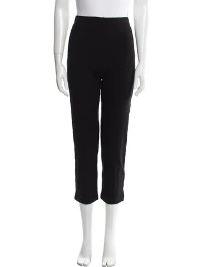 Pre-owned Reformation Embroidered Accent Sweatpants In Black