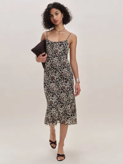 Reformation Emerick Dress In Bleu