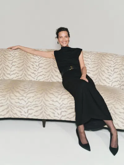 Reformation Emmeline Knit Dress In Black