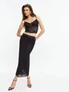 Reformation Ensemble En Maille Geneva In Noir