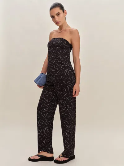 Reformation Ensemble En Satin Alleia In Black