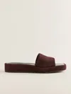 Reformation Esme Platform Sandal In Espresso Suede