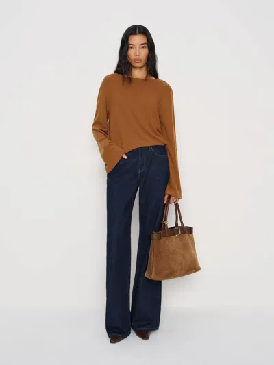 Reformation Eternity Knit Top Brown Medium