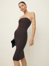 Reformation Etta Knit Dress In Mole