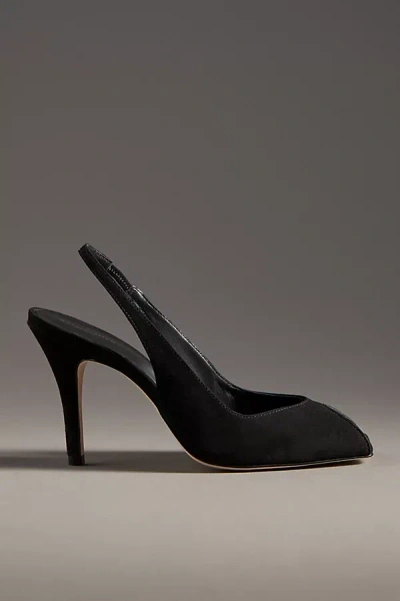 Reformation Eugenie Slingback Heels In Black
