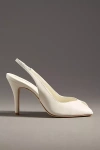 Reformation Eugenie Slingback Heels In White