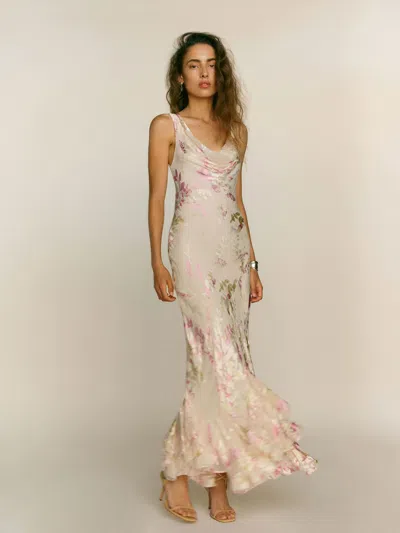 Reformation Evanthe Dress In Pink