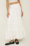 Reformation Evelina Skirt In White