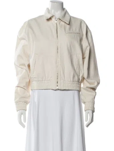 Pre-owned Reformation Evening Jacket In Neutral