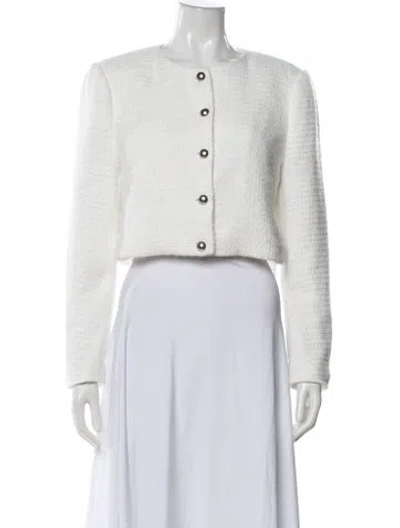 Pre-owned Reformation Evening Jacket In White