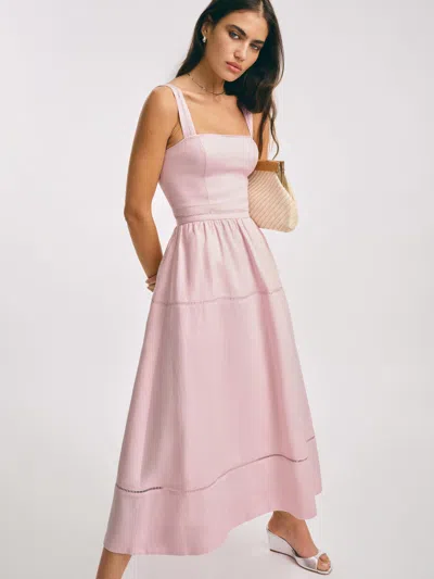 Reformation Everett Linen Dress