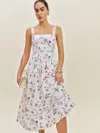 Reformation Everett Linen Dress In Corsini