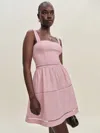 Reformation Everett Mini Linen Dress