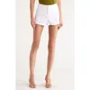 Reformation Everett Shorts In White