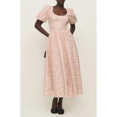Reformation Everlyn Floral Print A-line Dress
