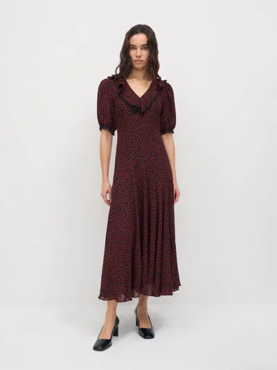 Reformation Evra Dress Black 12