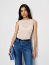 Reformation Eyre Knit Top In White