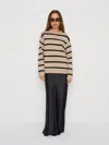 Reformation Fabian Regenerative Wool Crew In Black