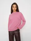 Reformation Fabian Regenerative Wool Crew In Pink