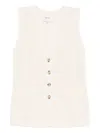 Reformation Faye Sweater In White