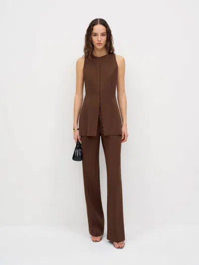 Reformation Ensemble Faye Marron 34 In Brown