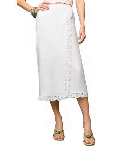 REFORMATION FELICITY LINEN SKIRT
