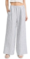 Reformation Fernando Pants Antibes Stripe In Antibes Stripe